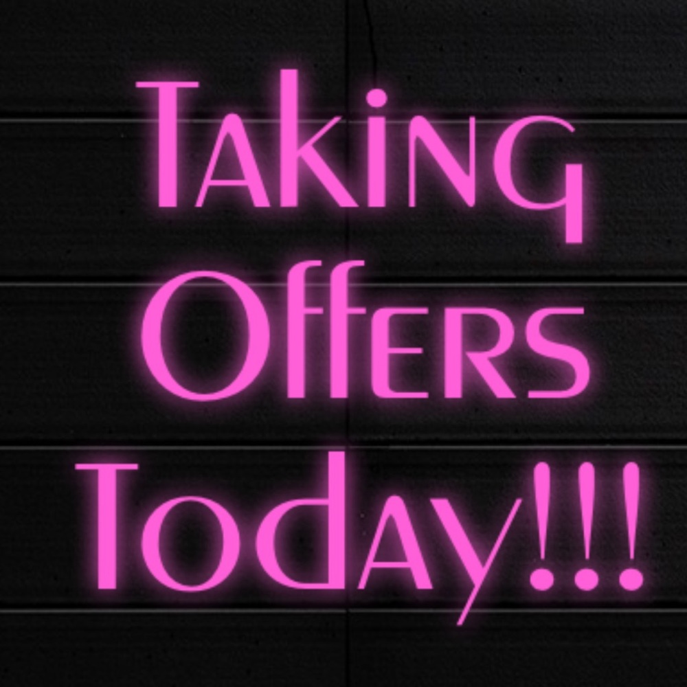 Reasonable offers accepted